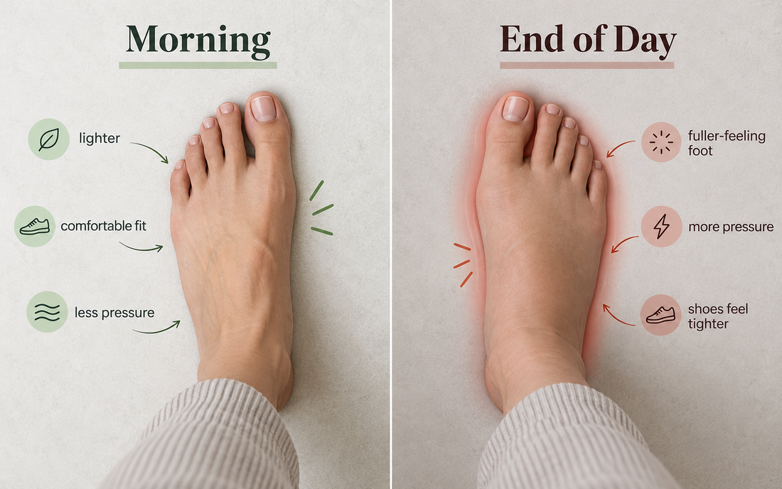 Why Do Feet Swell at the End of the Day?