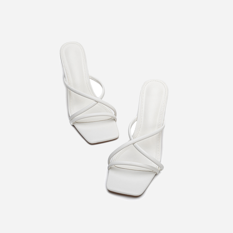 Grace heel-Iris | White