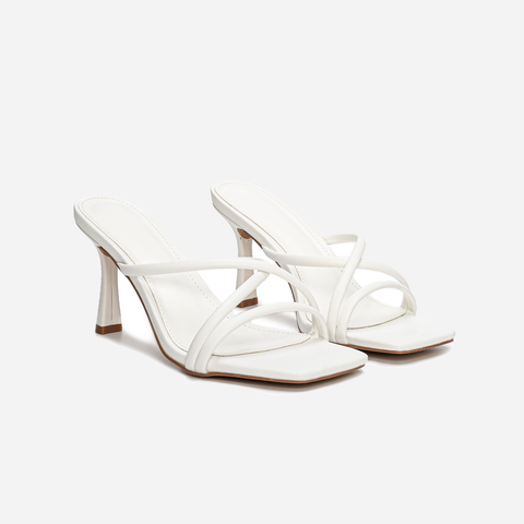 Grace heel-Iris | White