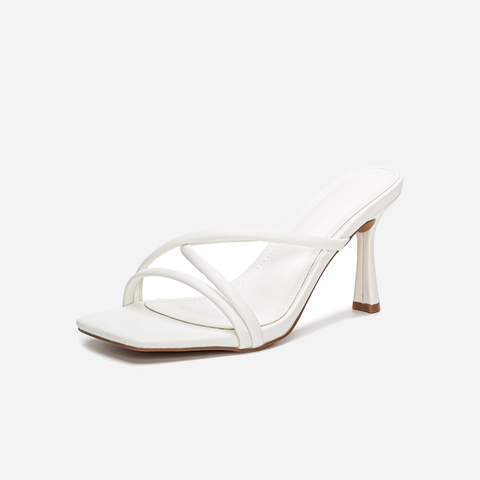 Grace heel-Iris | White