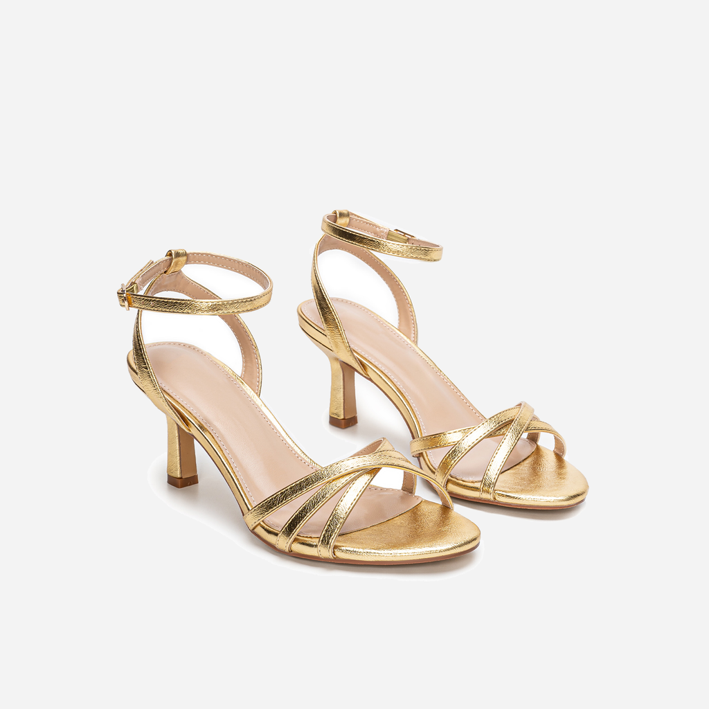 Grace Heels – Dahlia | Gold