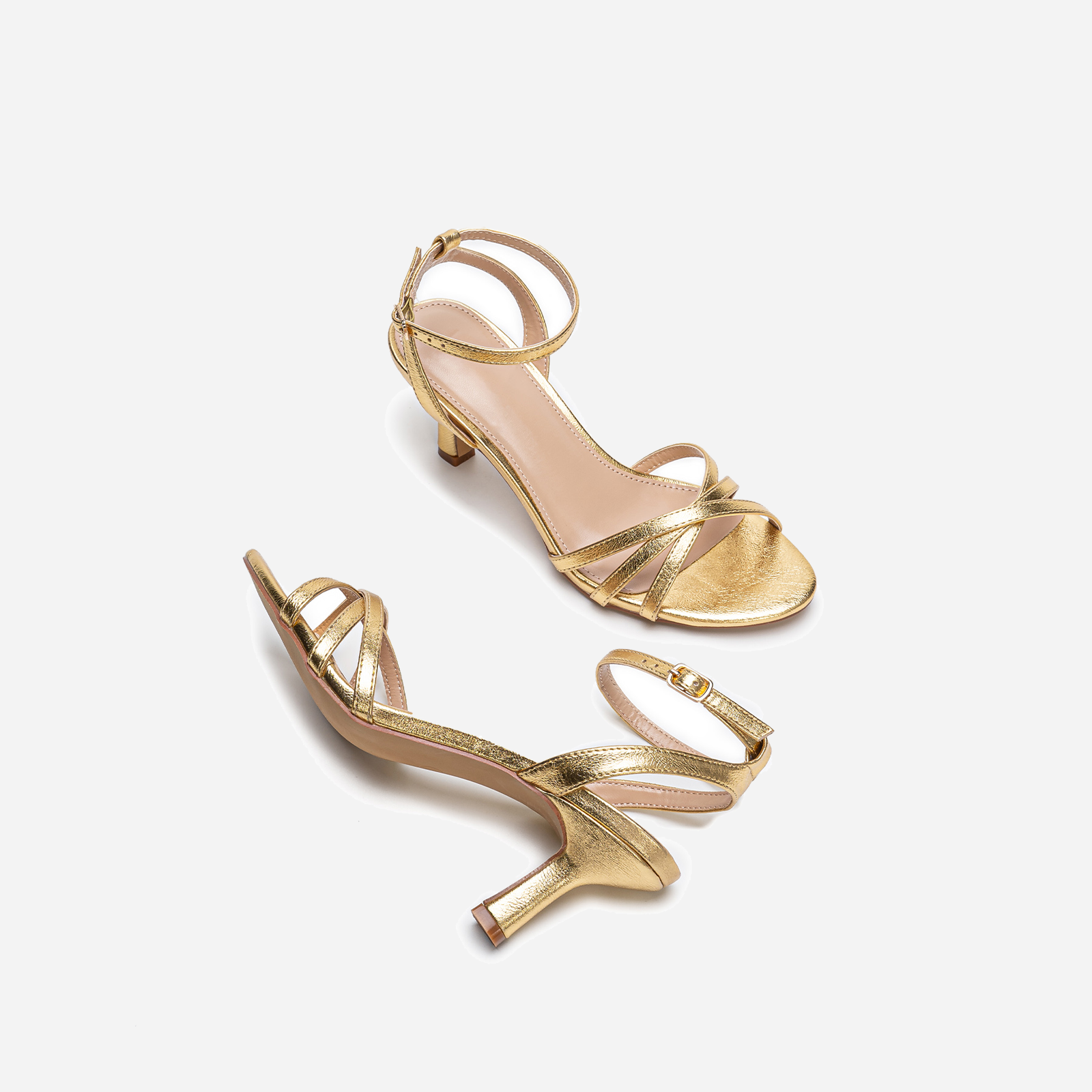 Grace Heels – Dahlia | Gold