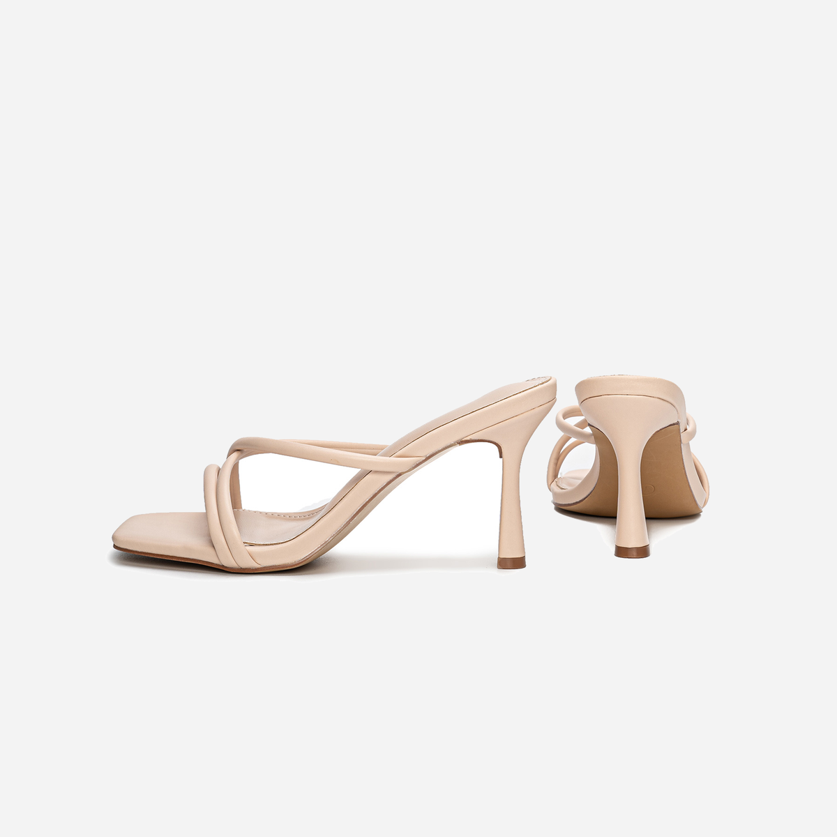 Grace heel-Iris | Blush Pink
