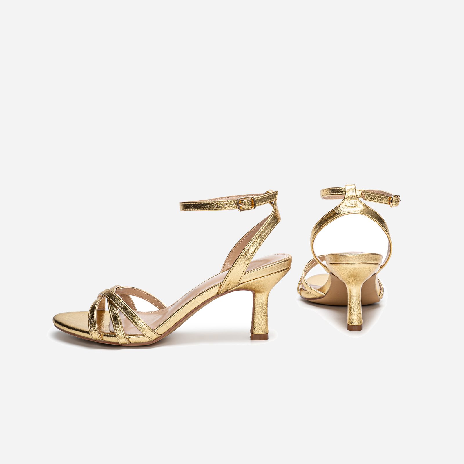 Grace Heels – Dahlia | Gold