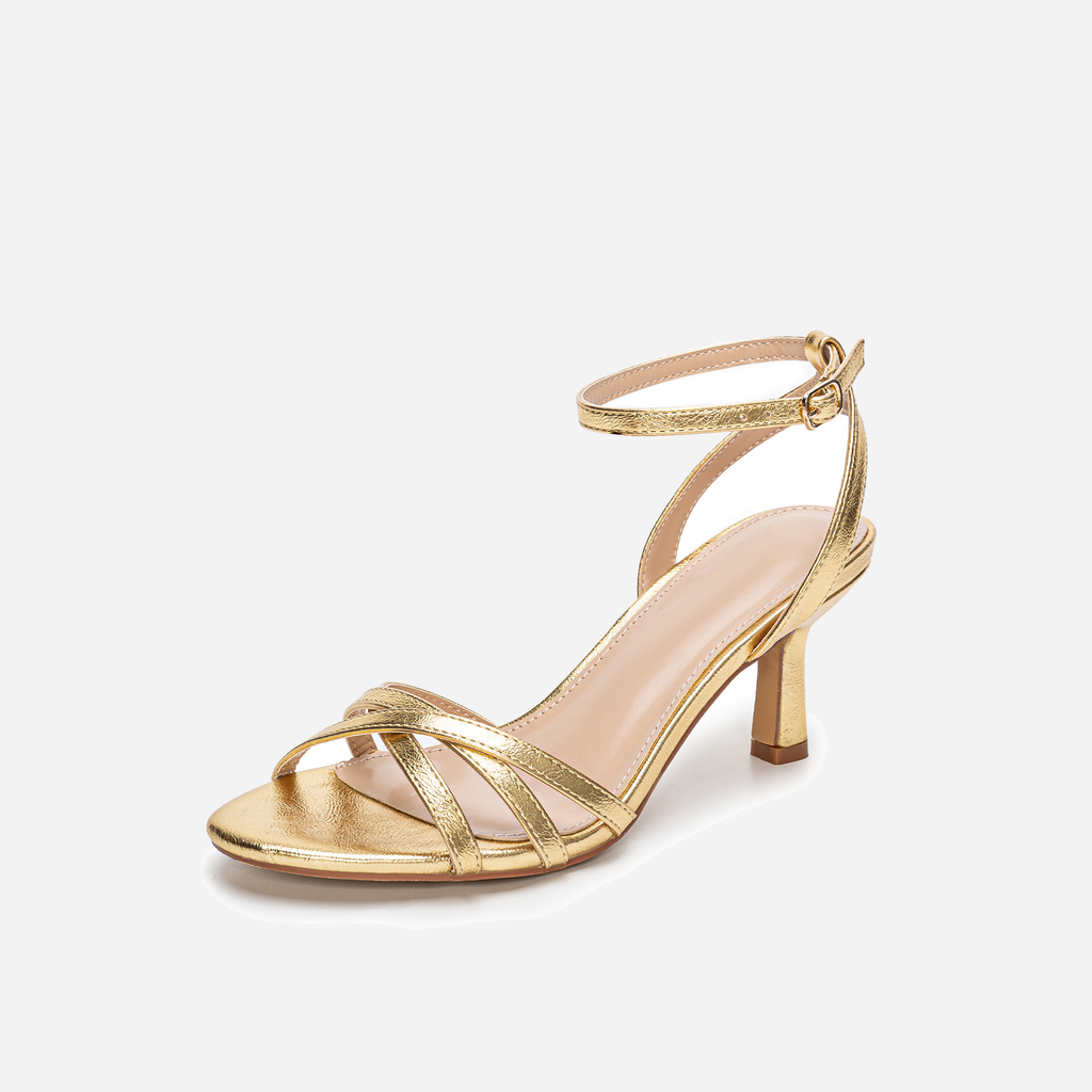 Grace Heels – Dahlia | Gold