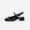 Belle Bow Slingbacks – Colette | Black