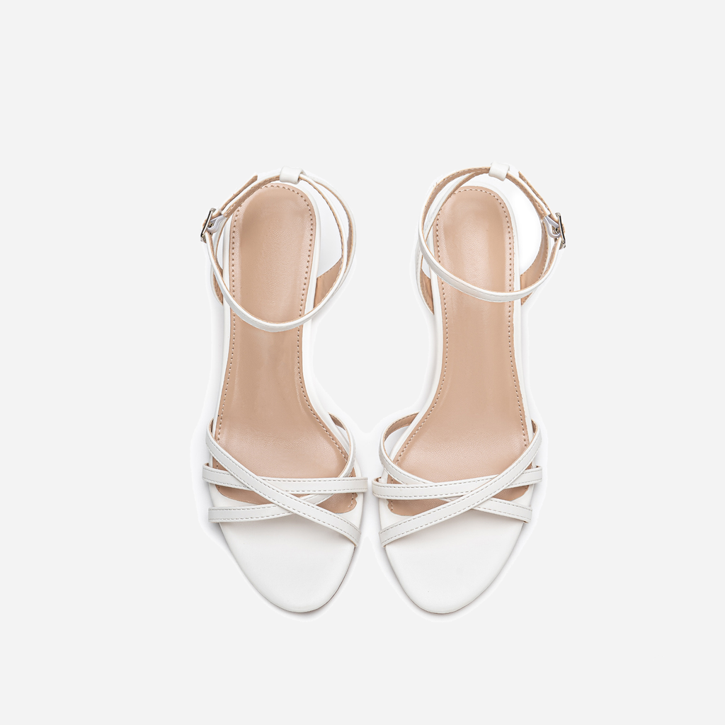 Grace Heels – Dahlia | White
