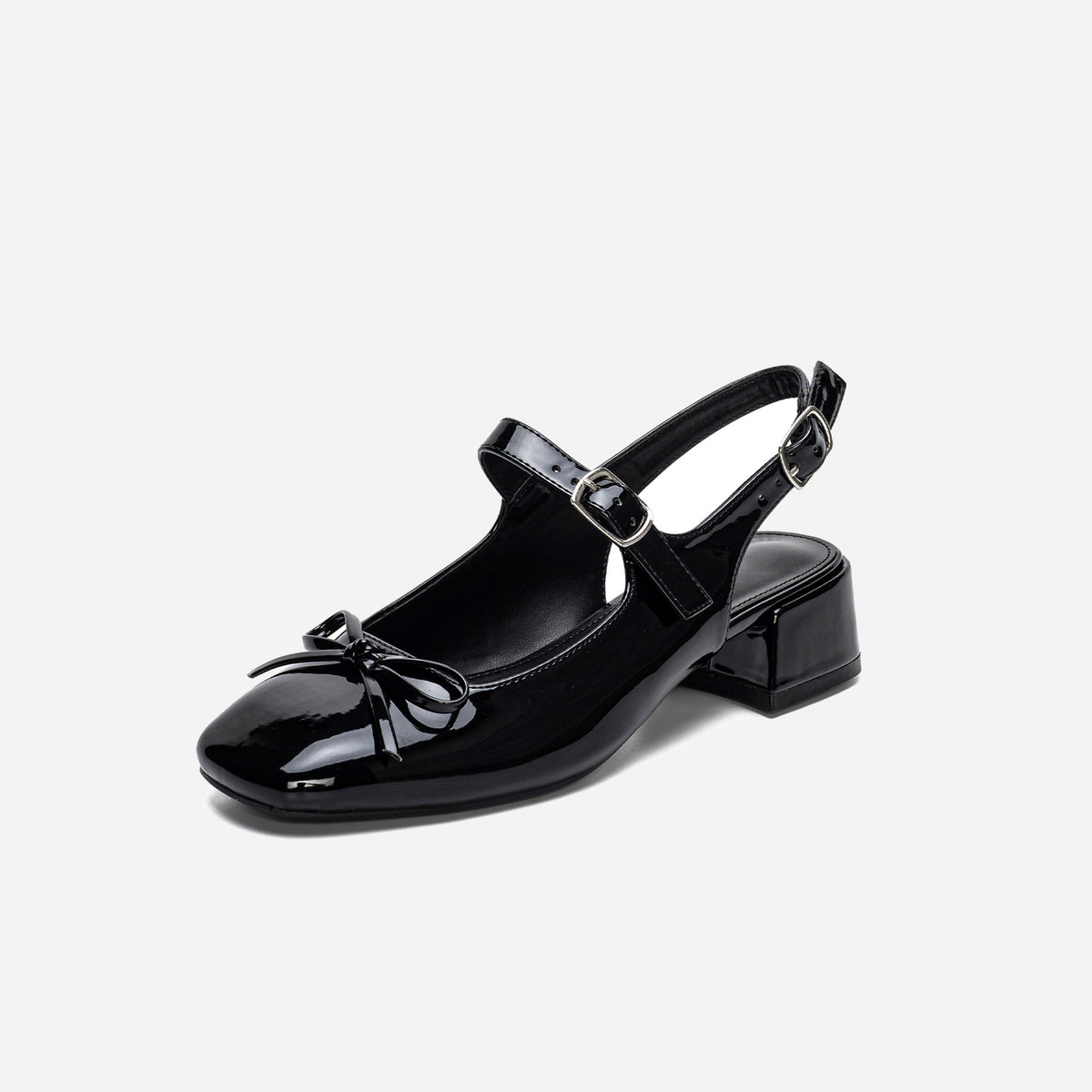 Belle Bow Slingbacks – Colette | Black