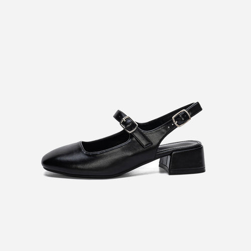 Belle Bow Slingbacks – Audrey | Black