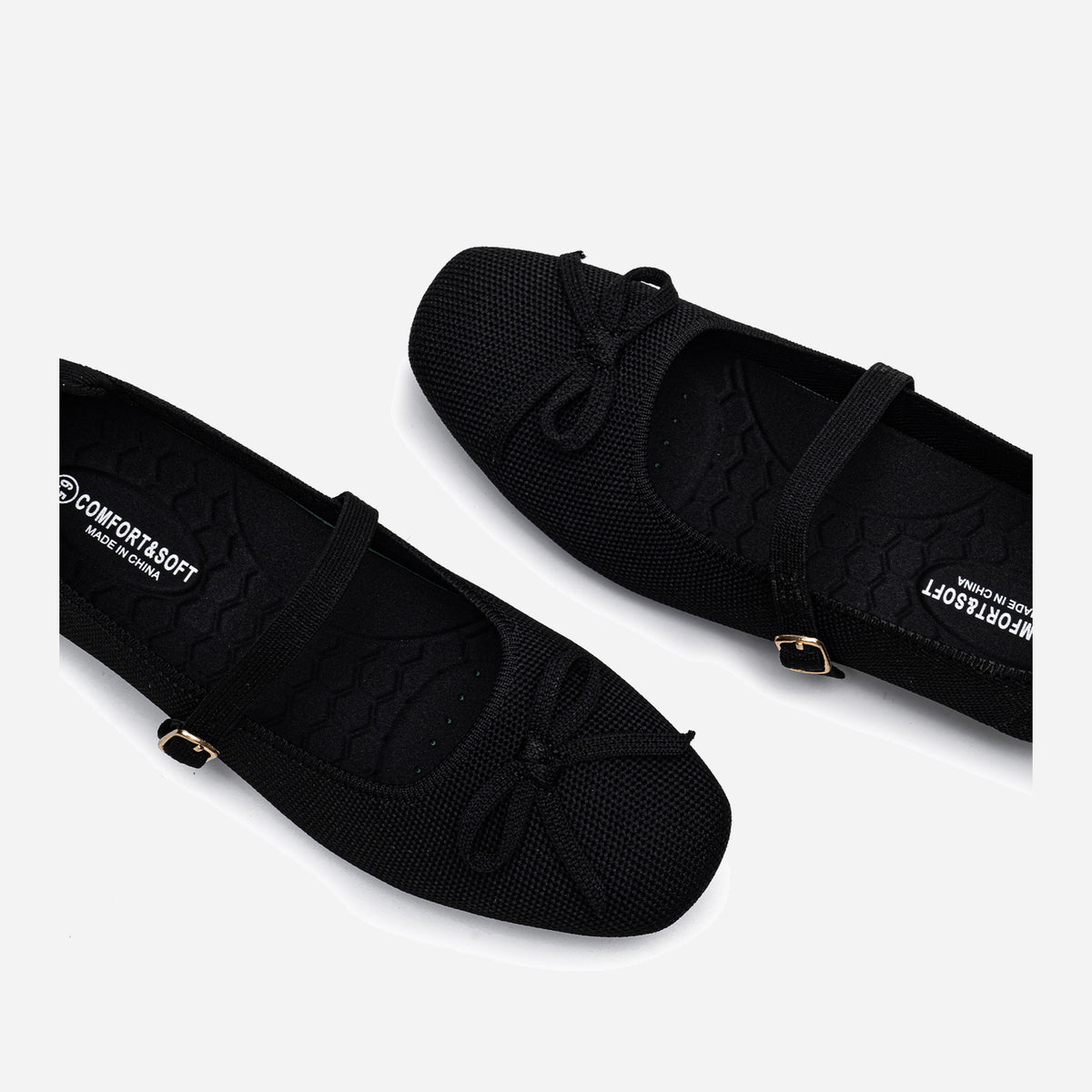 Meadow Mary Jane - Ella | Black With Bow