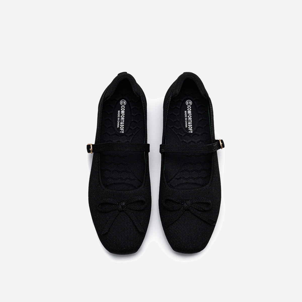 Meadow Mary Jane - Ella | Black With Bow