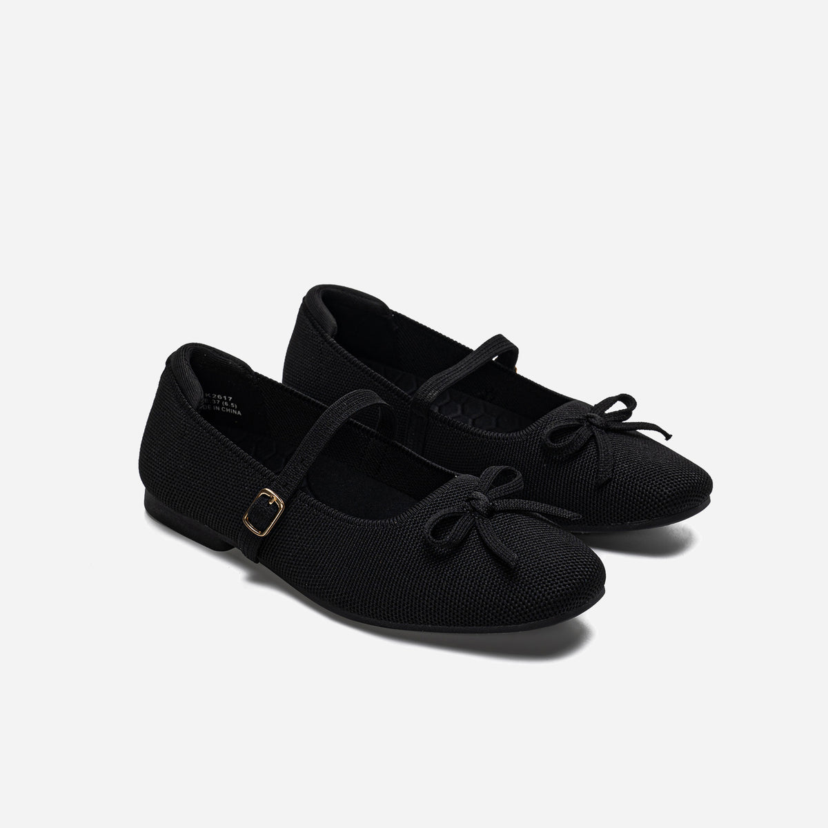 Meadow Mary Jane - Ella | Black With Bow