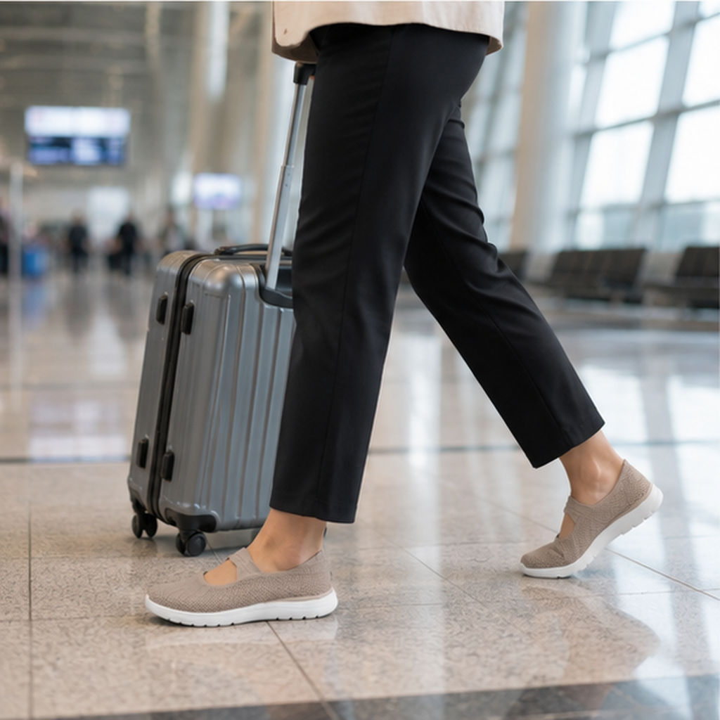 KONHILL comfortable walking shoes for travel
