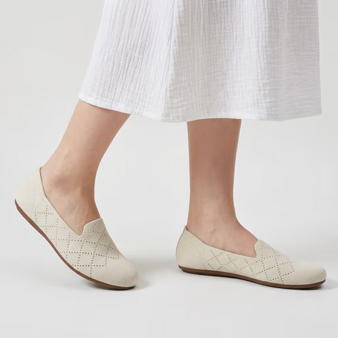 Breeze Almond Loafers （Daisy) | Beige