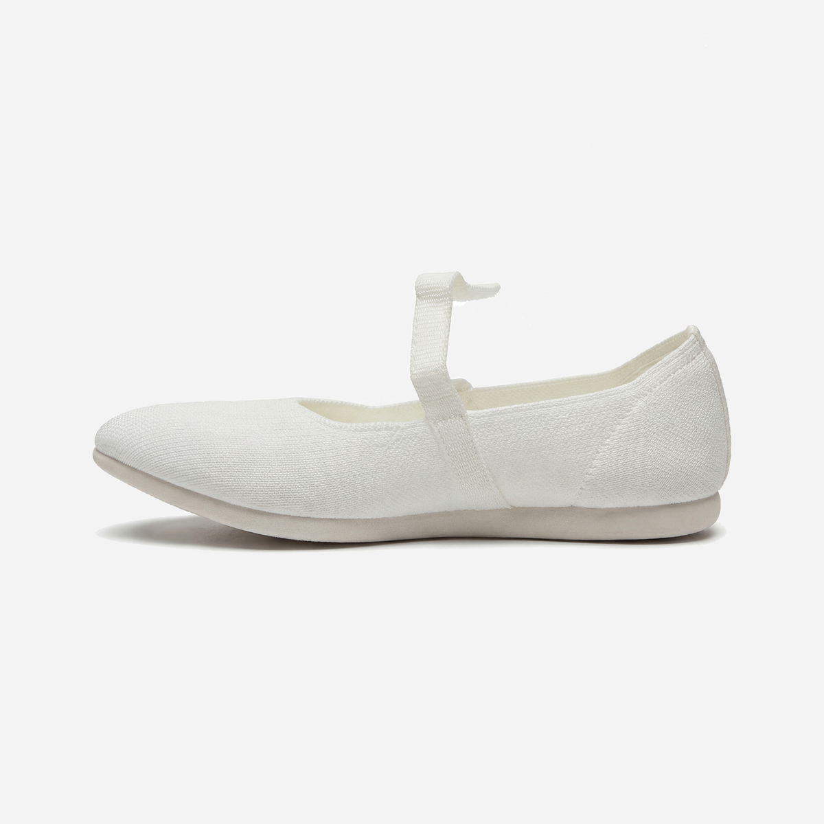 Meadow Almond Mary Jane (Lily）| White