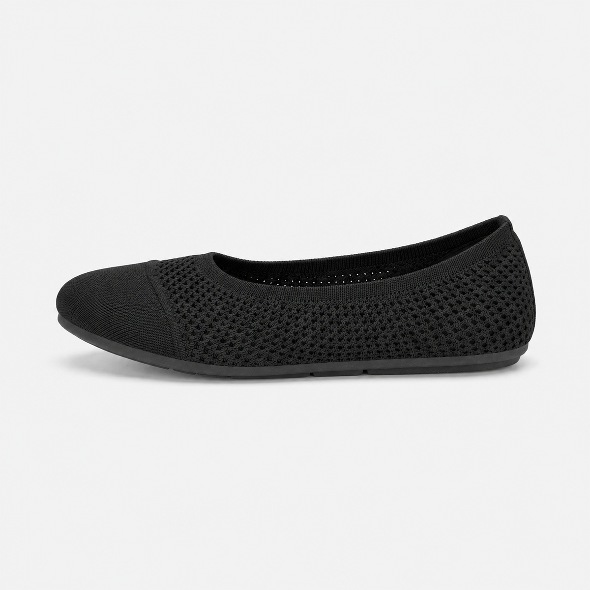 Breeze Round Flats (Lotus) | Black B
