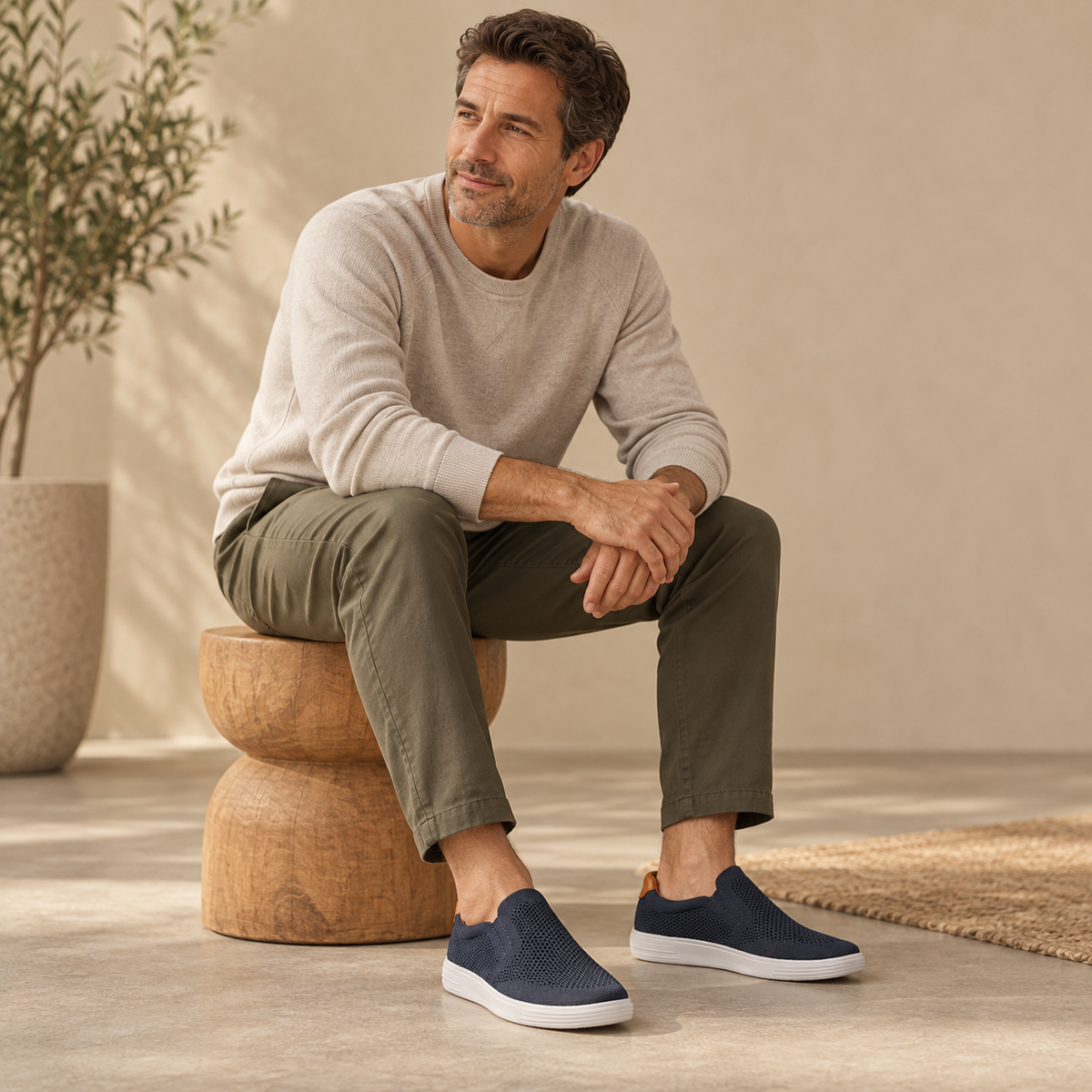 Breeze Loafers（Sway）| Deep Blue 