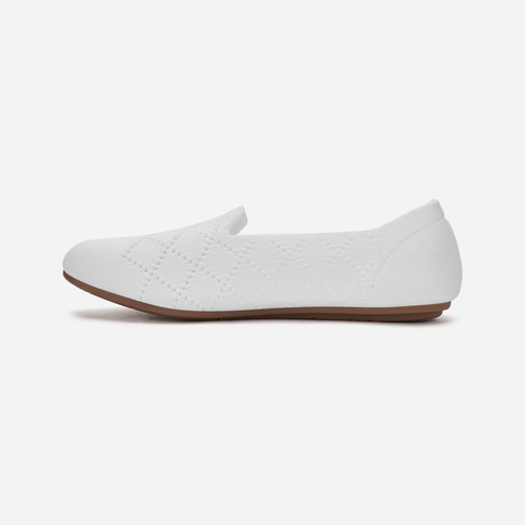 Breeze Almond Loafers （Daisy) | White