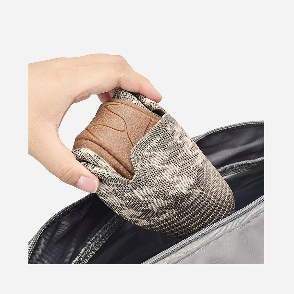 Meadow Round Loafers (Tulip) | Deep Grey/White