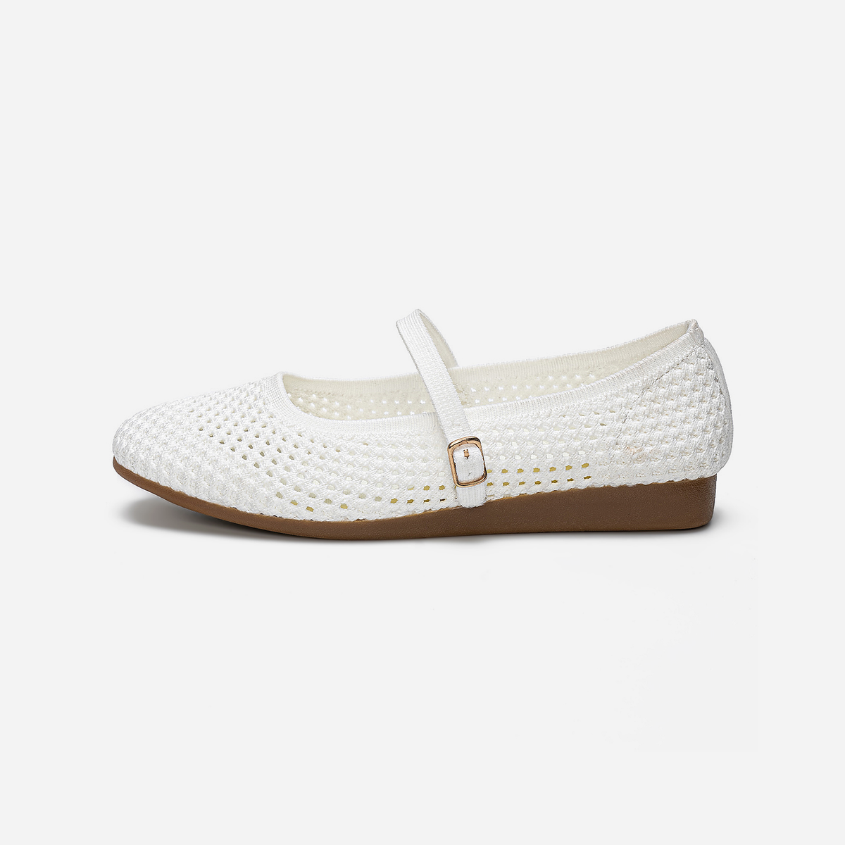 Breeze Square-toe Mary Janes (Alyssum) | White