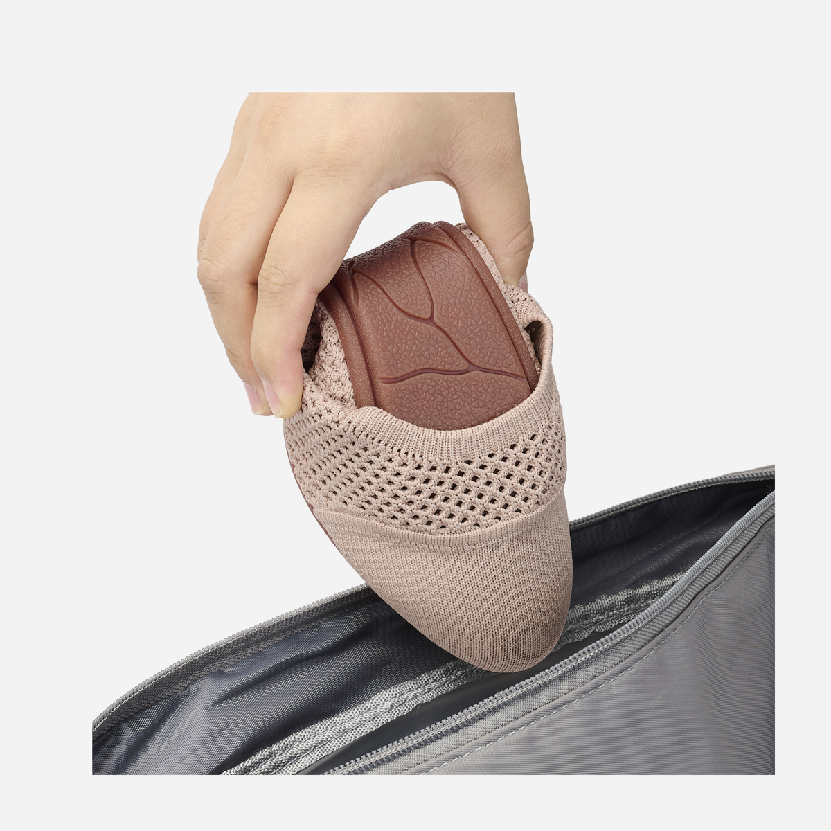 Breeze Round Flats (Lotus) | Blush Pink