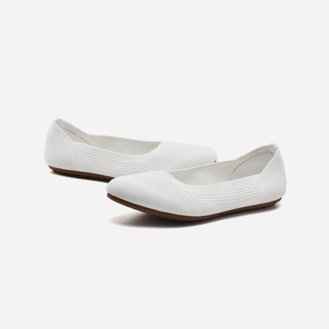 Meadow Round Flats（Moss）| White
