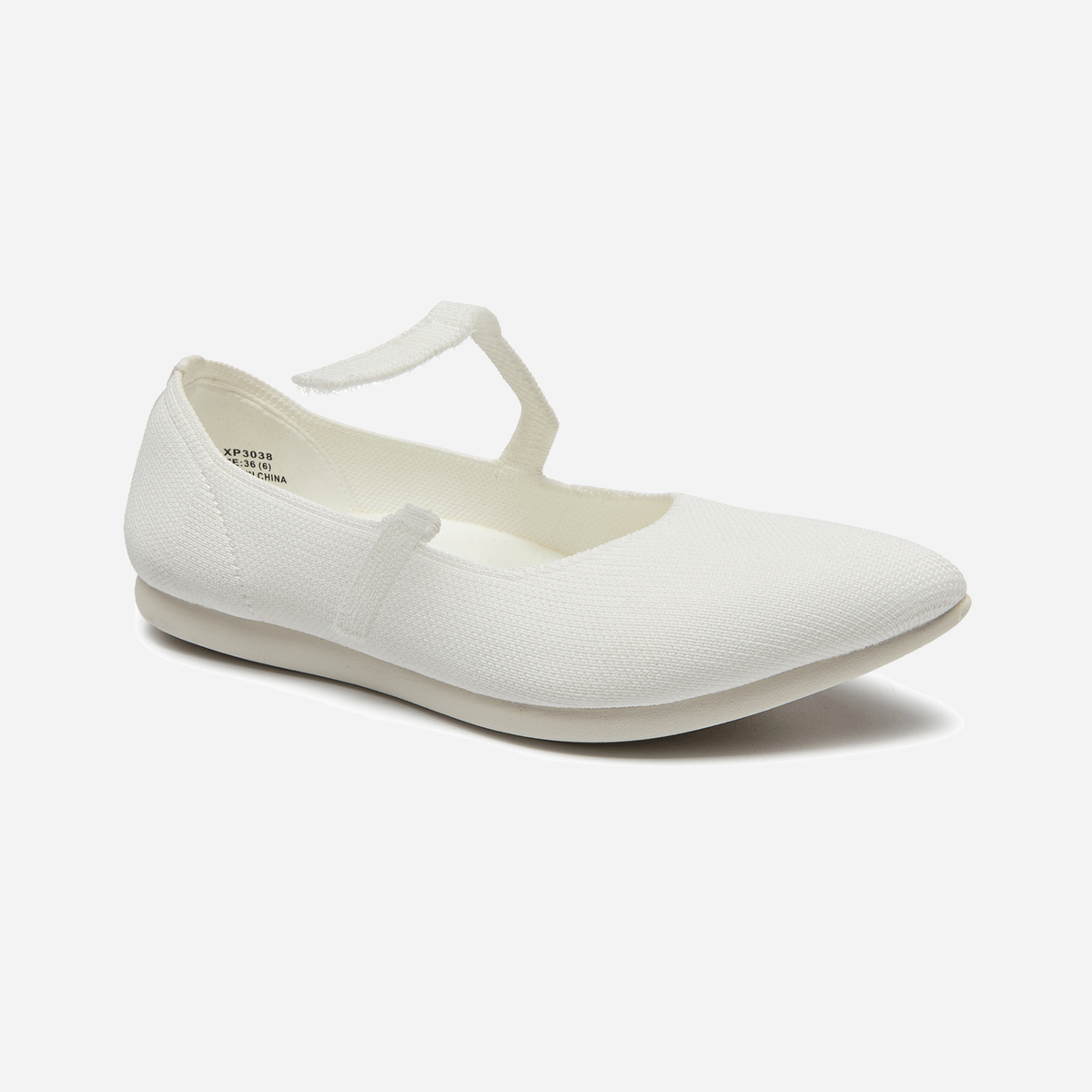 Meadow Almond Mary Jane (Lily）| White