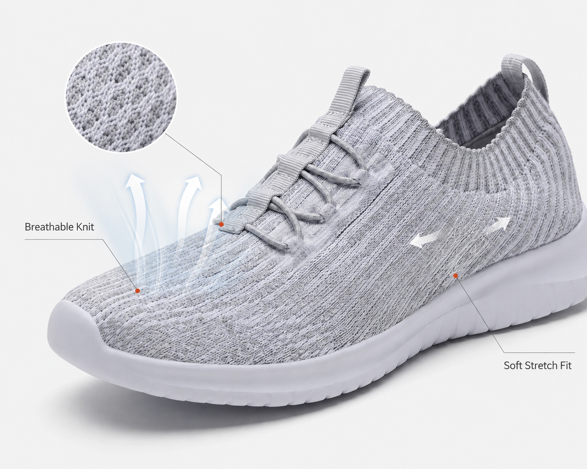Stretch Knit Upper