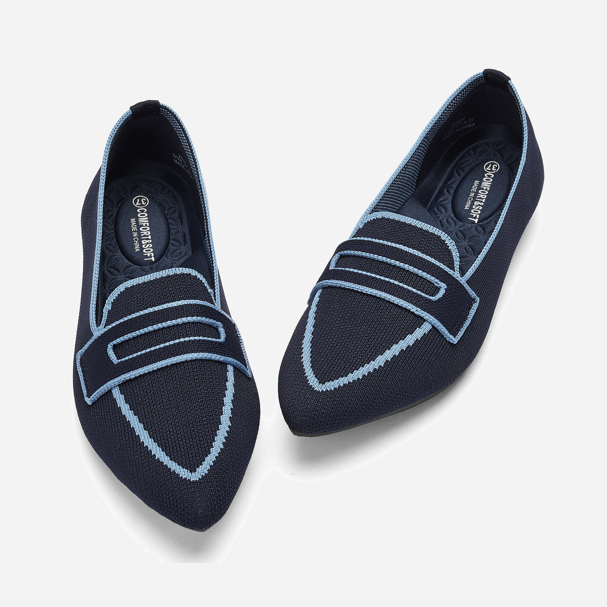 Meadow Point  Loafers (Willow) | Deep Blue
