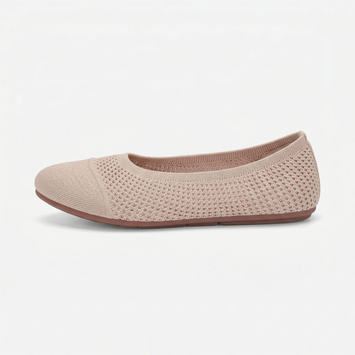 Breeze Round Flats (Lotus) | Blush Pink