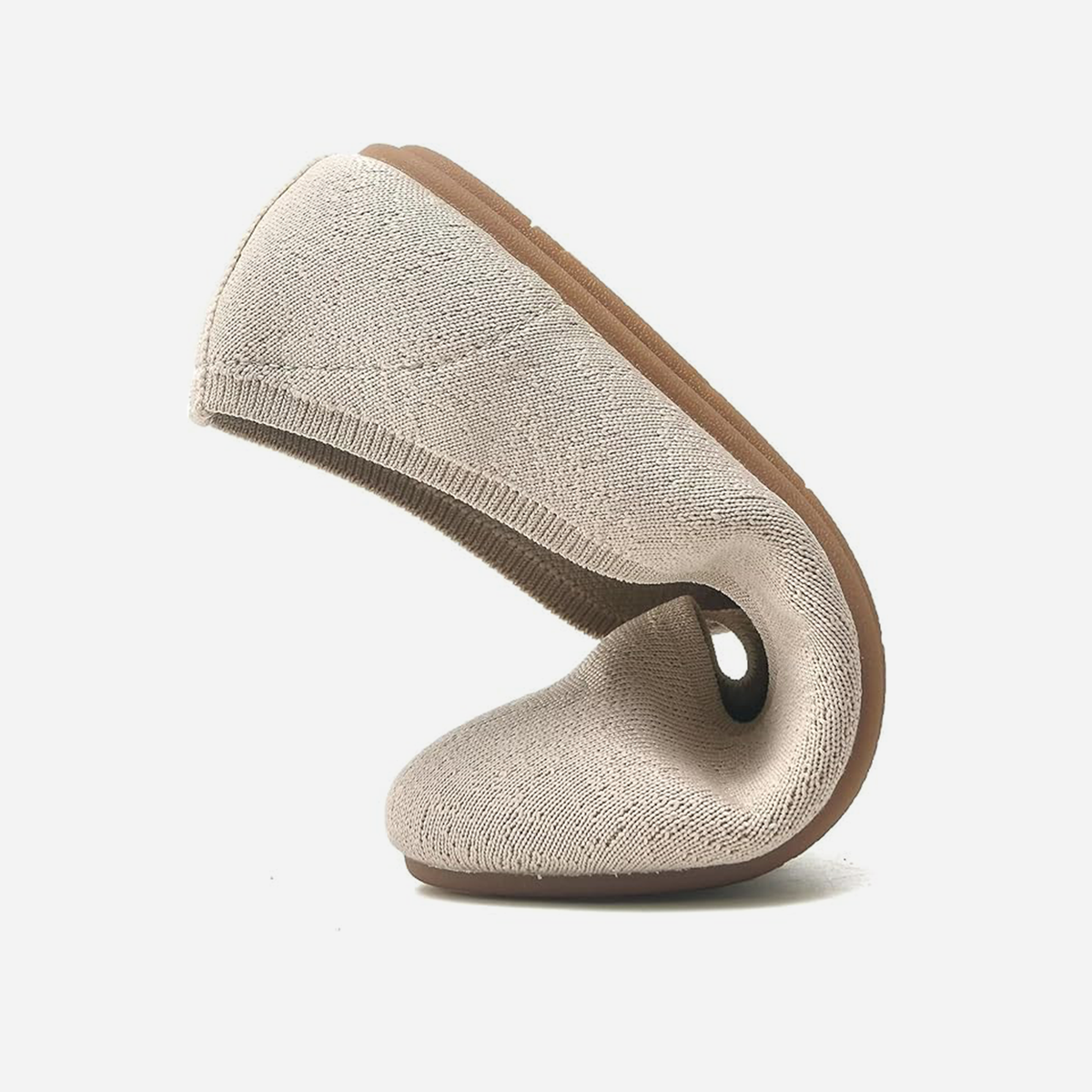 Meadow Round Flats (Clover) | Blush Pink