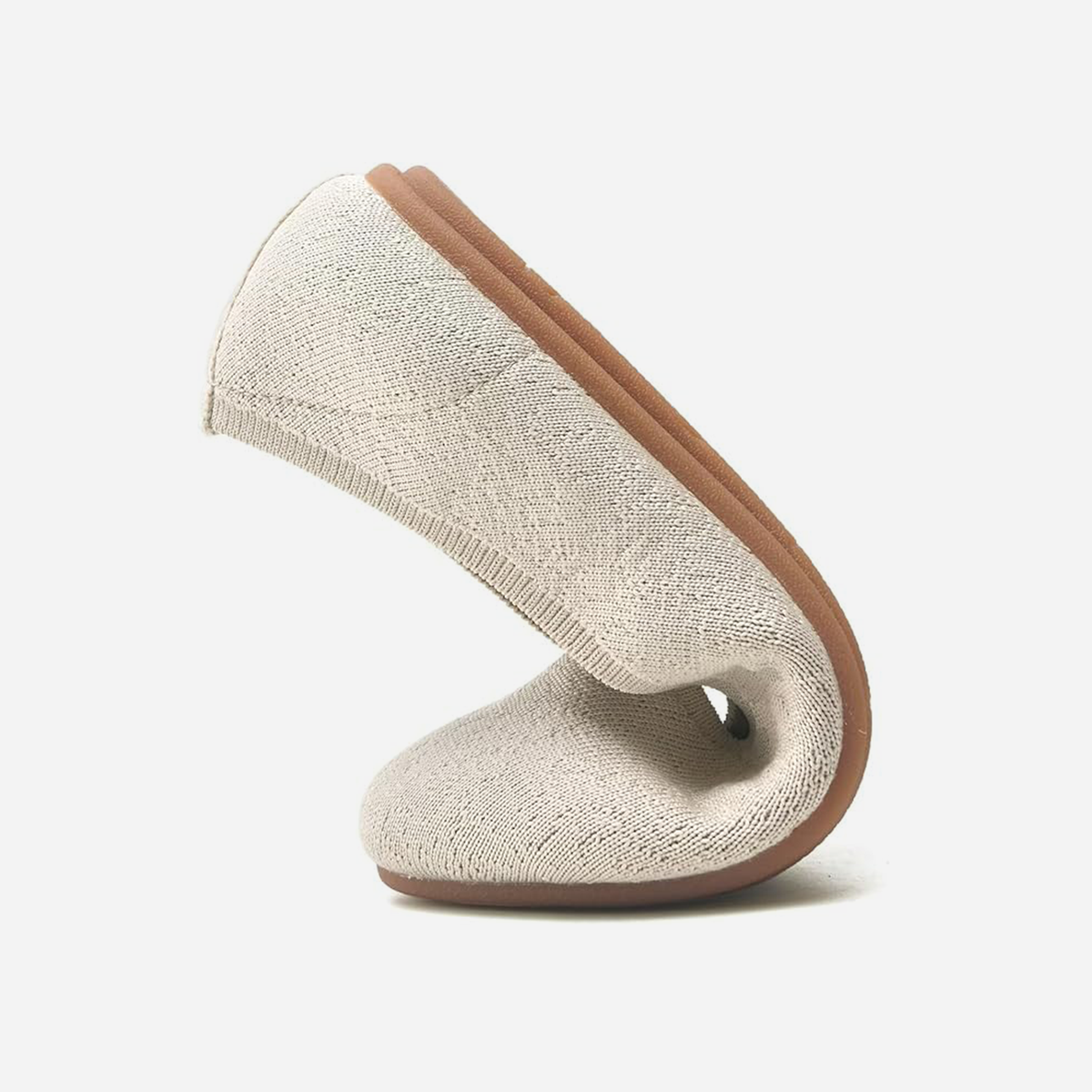 Meadow Round Flats (Clover) | Beige