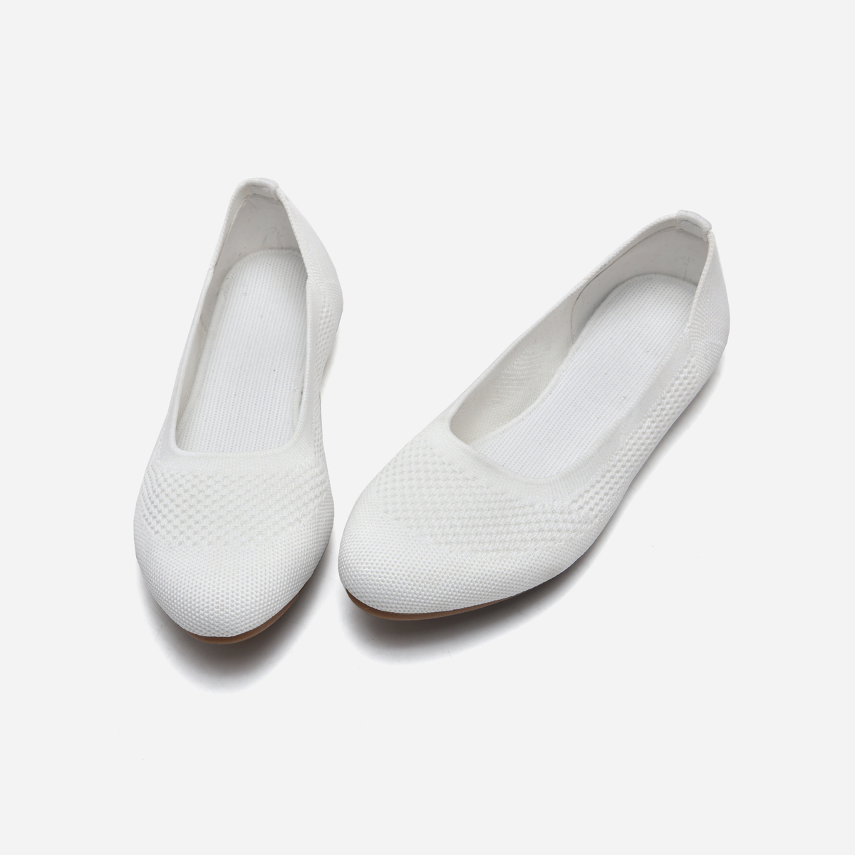Meadow Round Flats（Moss）| White