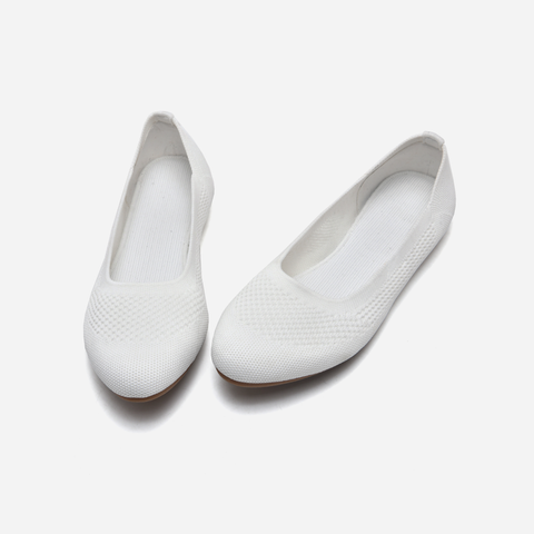 Meadow Round Flats（Moss）| White