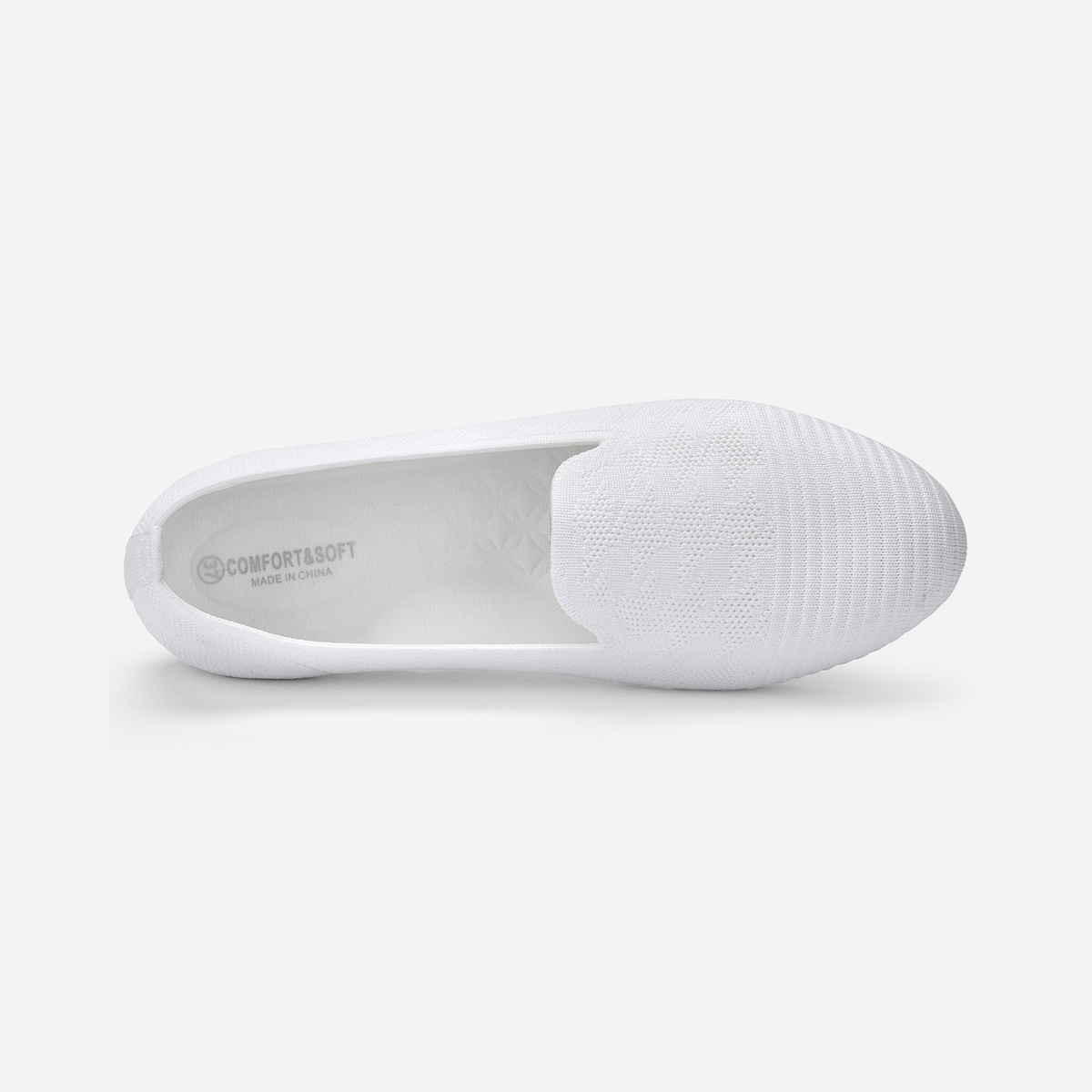 Meadow Round Loafers (Tulip) | White
