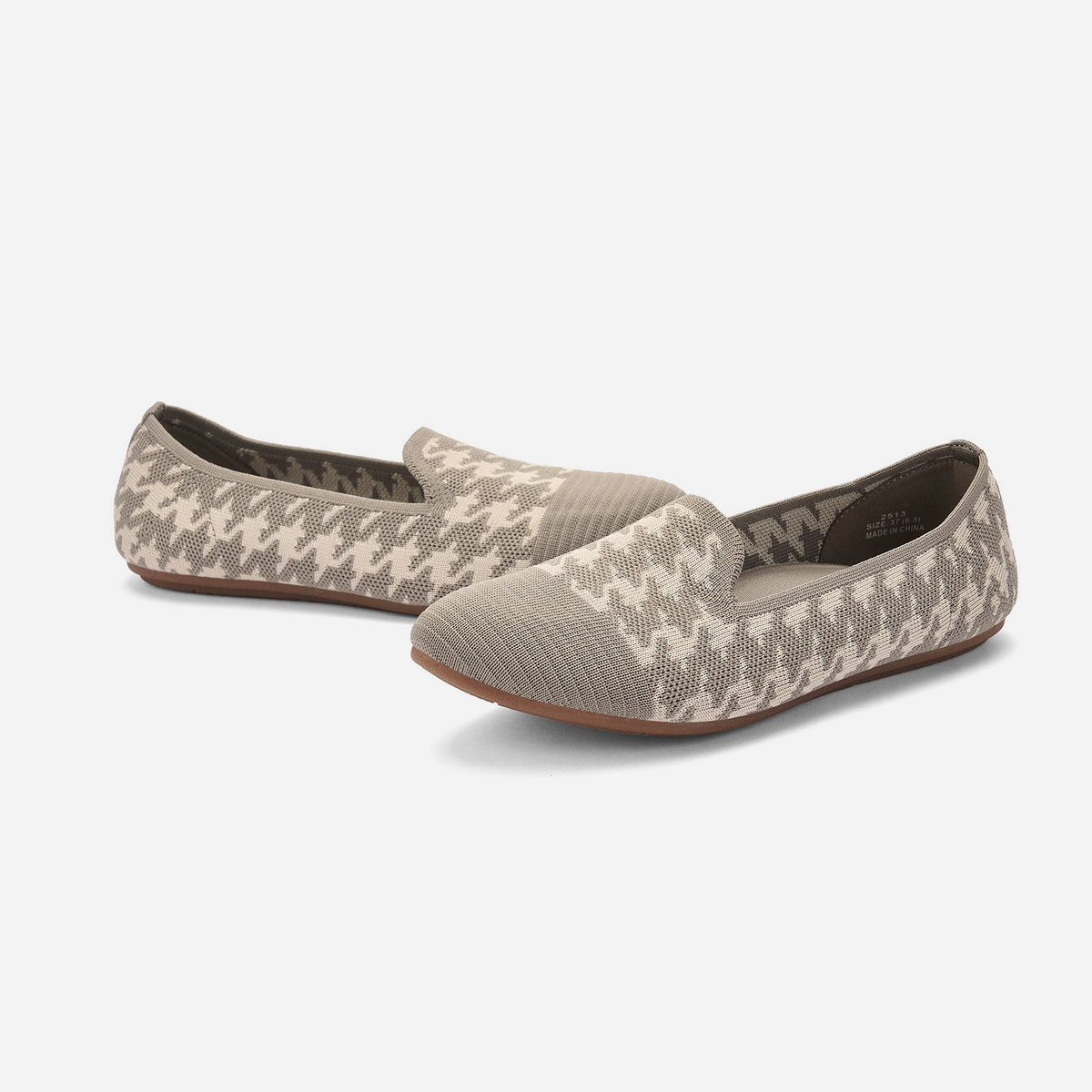 Meadow Round Loafers (Tulip) | Deep Grey/White