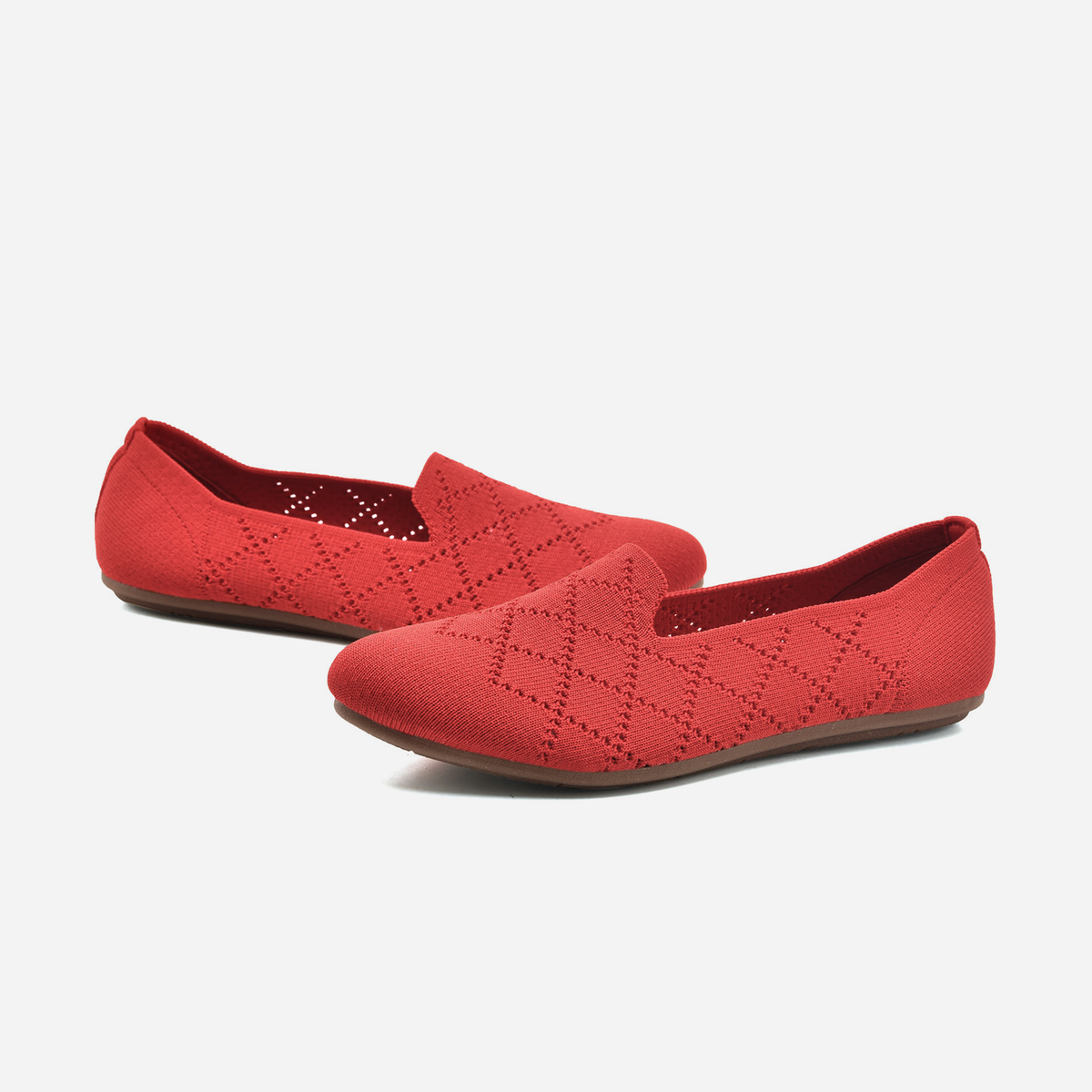 Breeze Almond Loafers （Daisy) | Bright Red