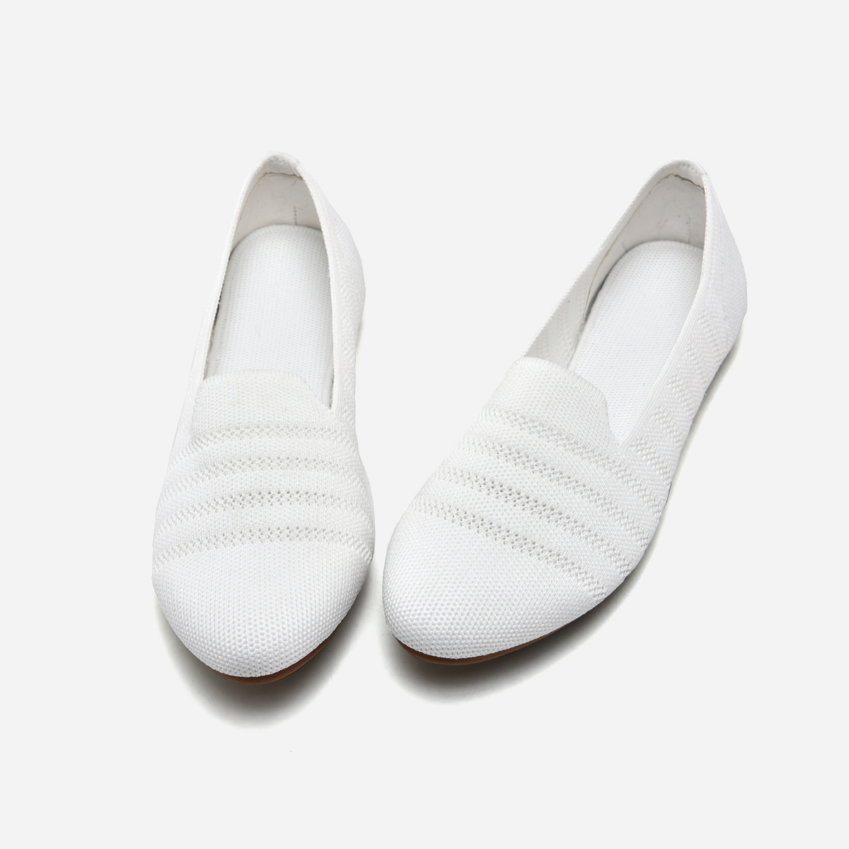 Breeze Almond Loafers (Primrose) | White
