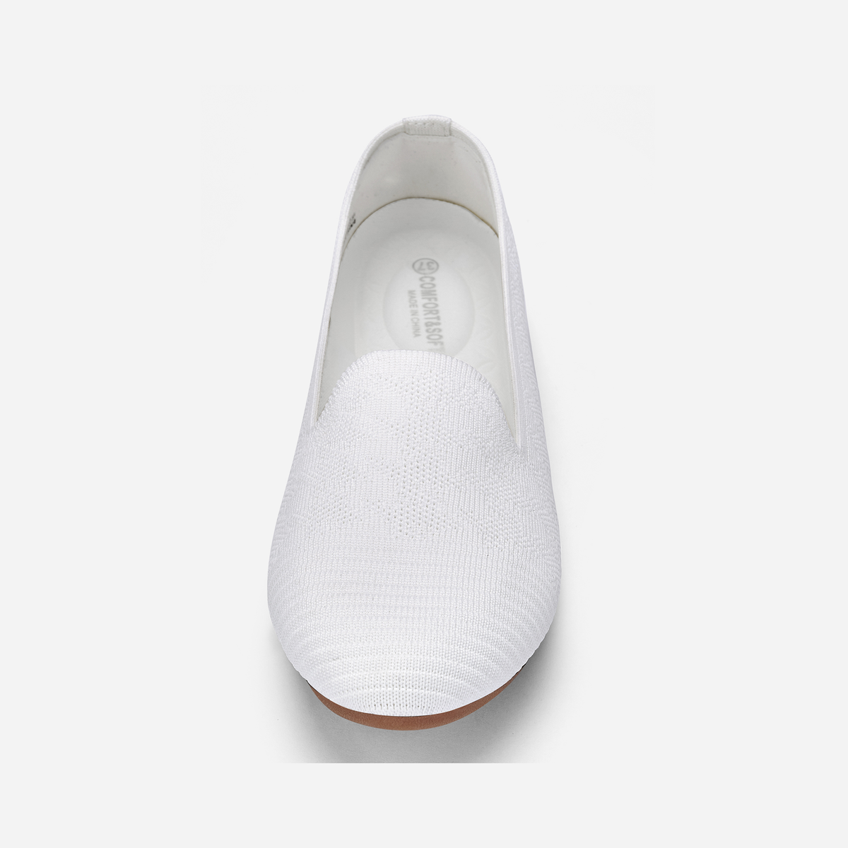Meadow Round Loafers (Tulip) | White