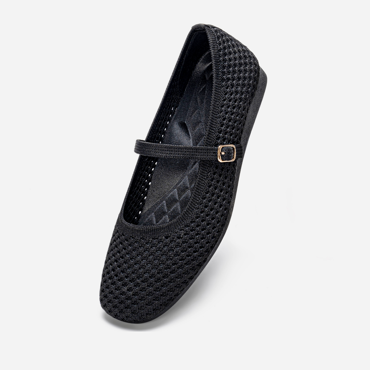 Breeze Square-toe Mary Janes (Alyssum) | Black