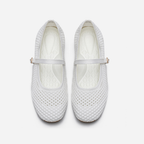 Breeze Square-toe Mary Janes (Alyssum) | White