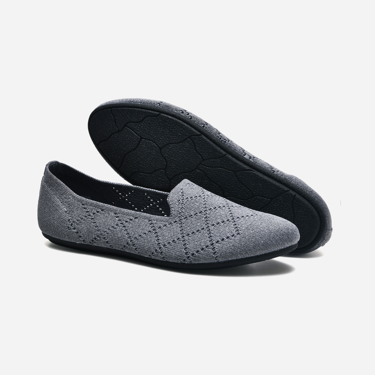 Breeze Almond Loafers （Daisy) | Gray