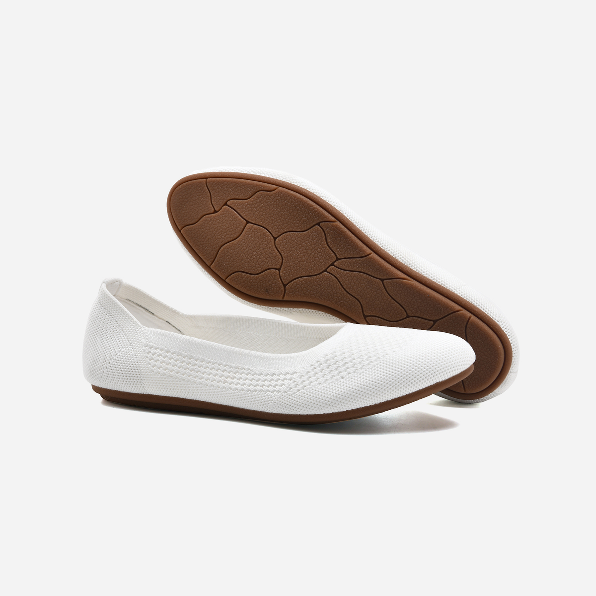 Meadow Round Flats（Moss）| White