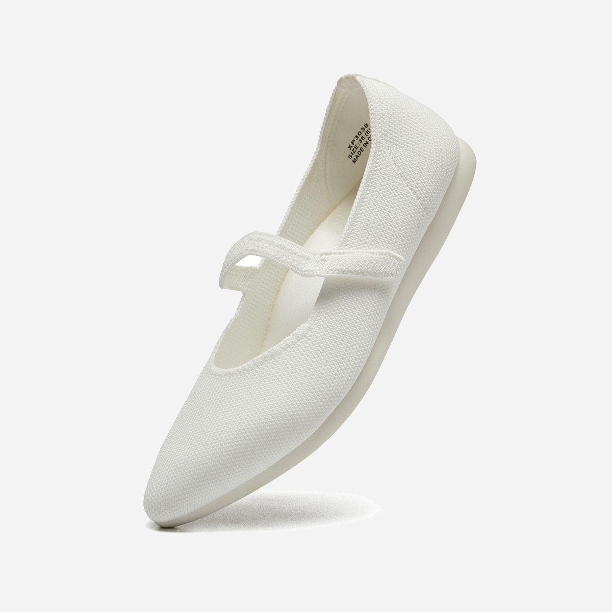 Meadow Almond Mary Jane (Lily）| White