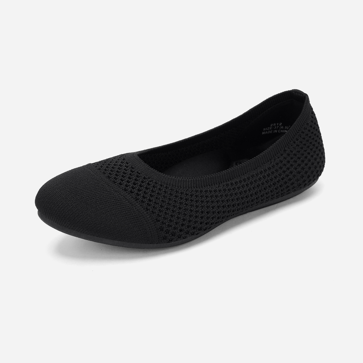 Breeze Round Flats (Lotus) | Black B