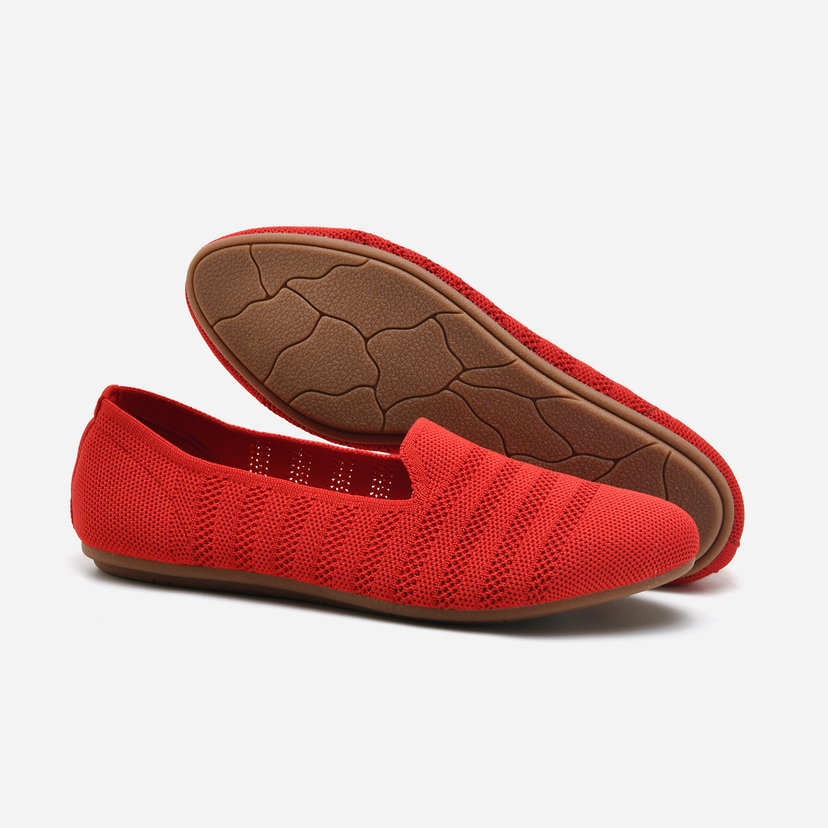 Breeze Almond Loafers (Primrose) | Red