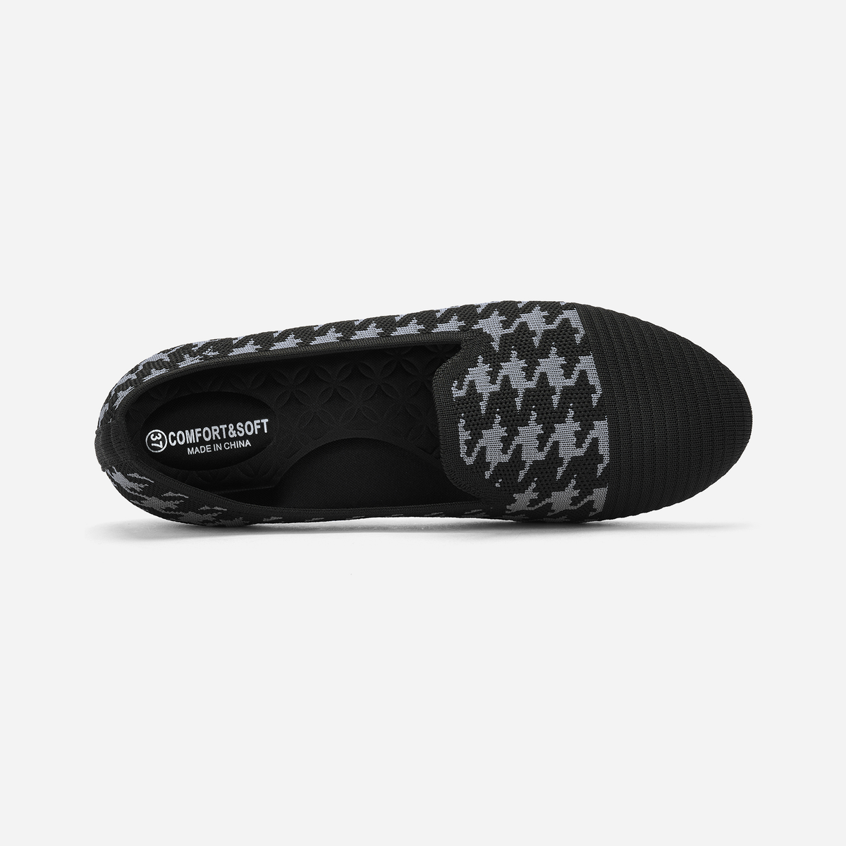 Meadow Round Loafers (Tulip) | Black/Grey