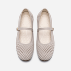 Breeze Square-toe Mary Janes (Alyssum) | Beige