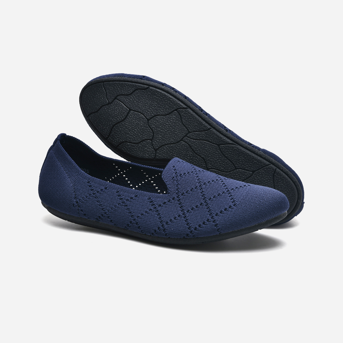 Breeze Almond Loafers （Daisy) | Deep Blue