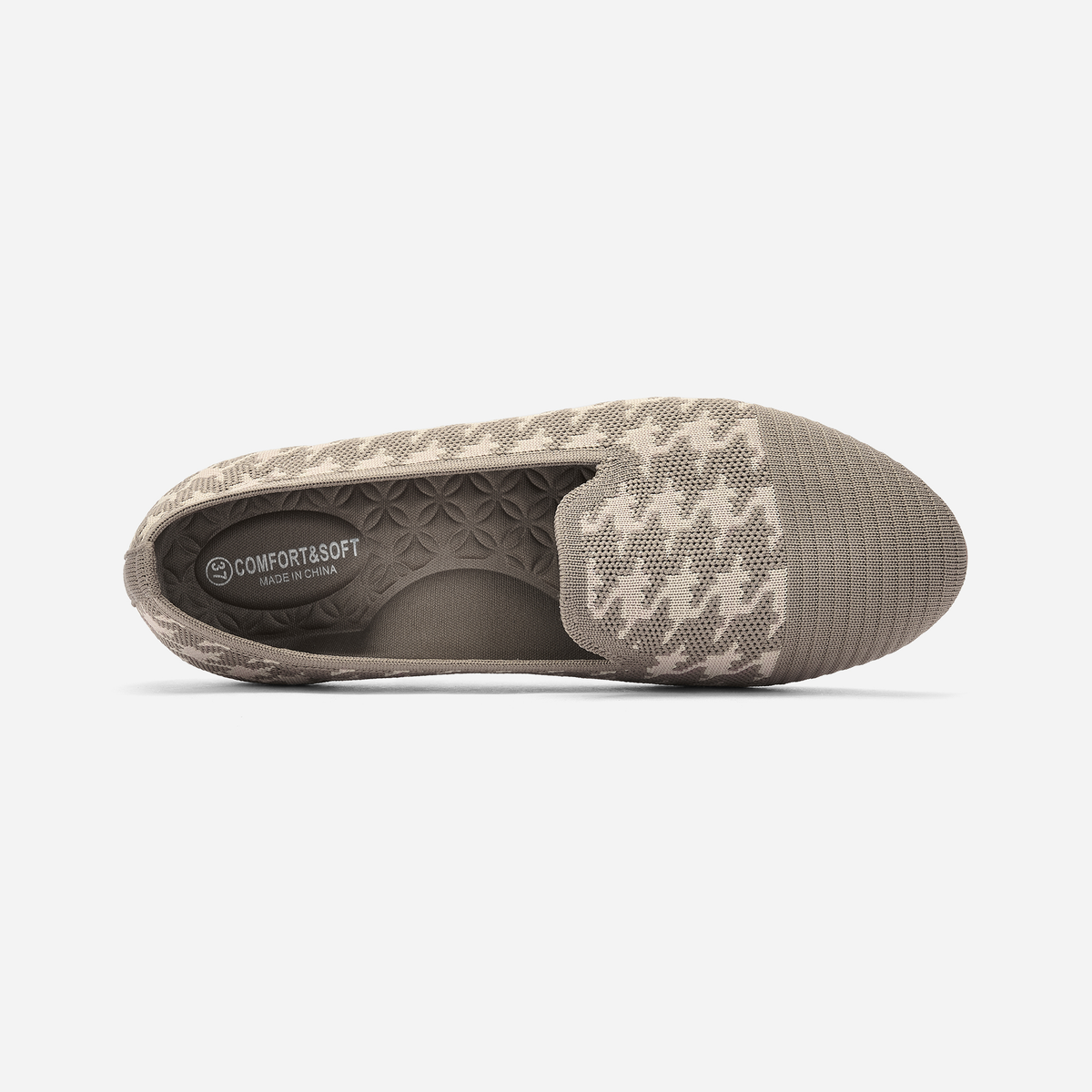 Meadow Round Loafers (Tulip) | Deep Grey/White
